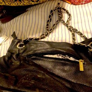 A nice leather black purse